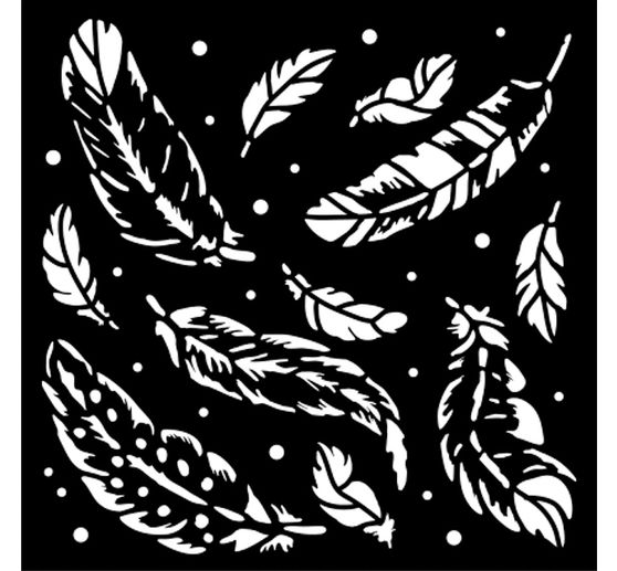 Sjabloon "Herbarium Silvae - Feather Pattern"