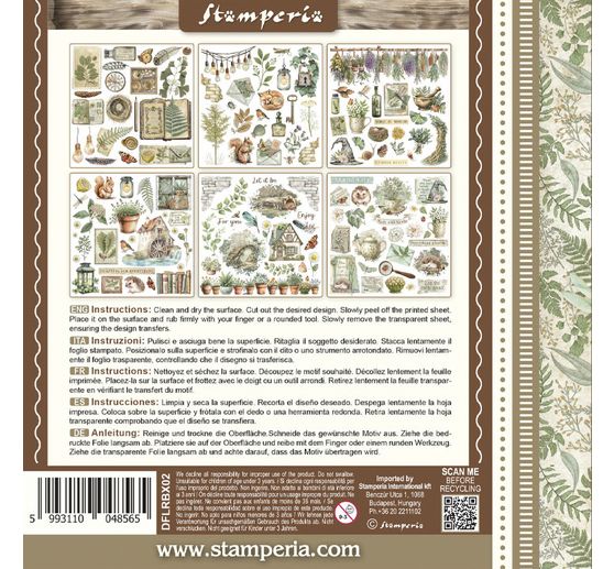 Rub On assortiment "Herbarium Silvae"