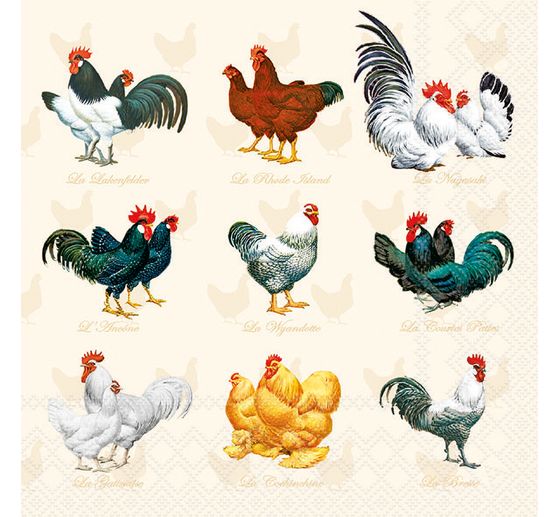 Servet "Wyandotte Cream"