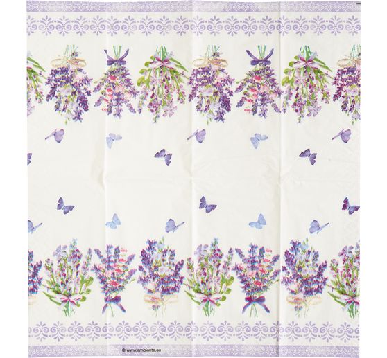 Papieren zakdoeken "Lovely Lavender"