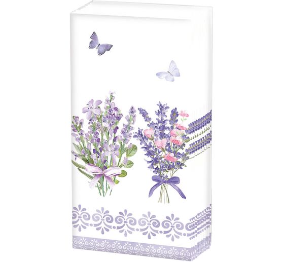 Papieren zakdoeken "Lovely Lavender"