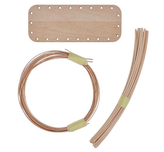 VBS Craft kit Rattan cane "Handkerchief basket"