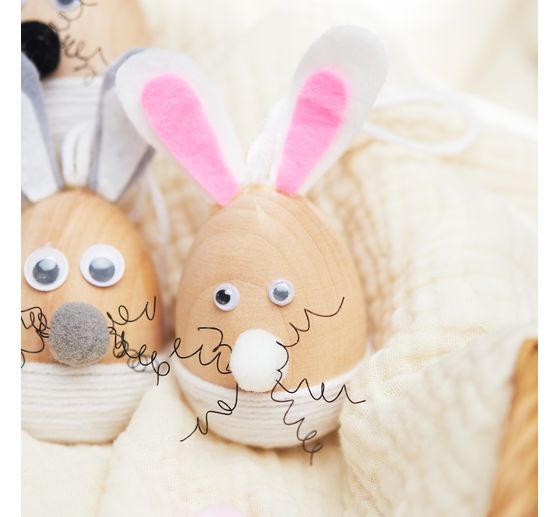 VBS Craft kit decoration pendants "Egg bunnies"