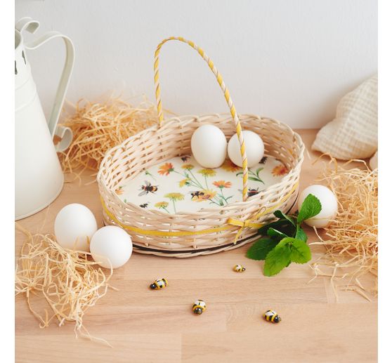 VBS Knutselset rotan "Ovale mand"