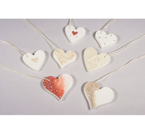 Siliconen gietvormset decoratieve hanger "Love", 4 motieven