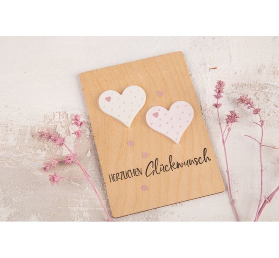 Siliconen gietvormset decoratieve hanger "Love", 4 motieven