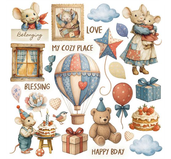 Rub On assortiment "Family"