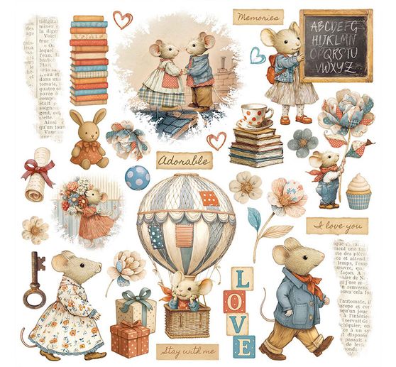 Rub On assortiment "Family"