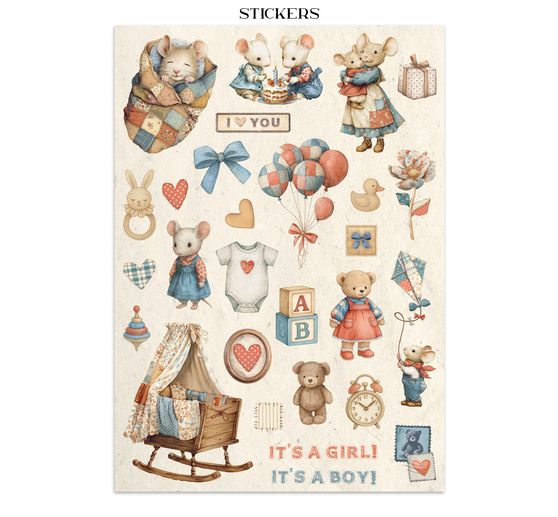 Junk Journal Book "Baby"