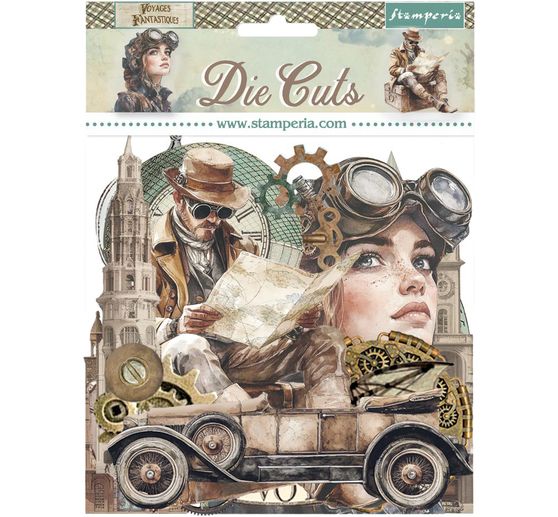 Punching motifs "Voyages Fantastiques"