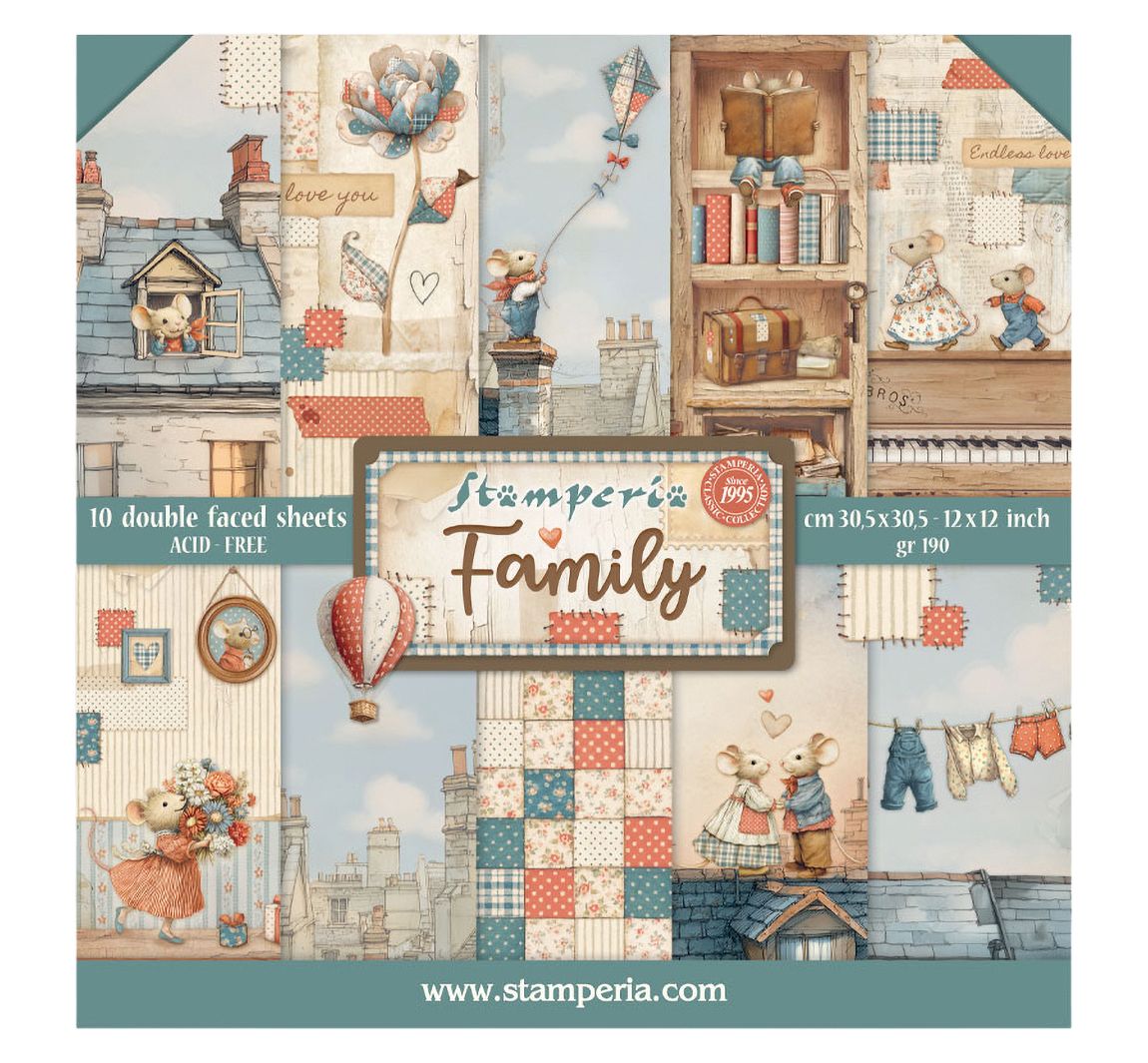 Scrapbook blok "Family"