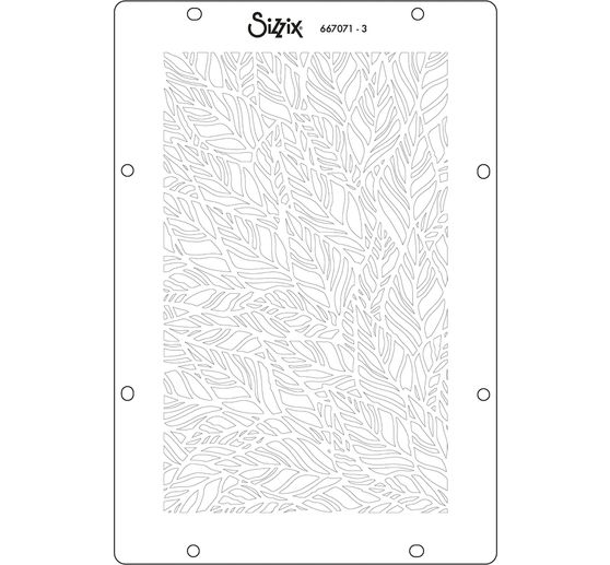 Sizzix Stencil Set "Botanicals", 4 pieces