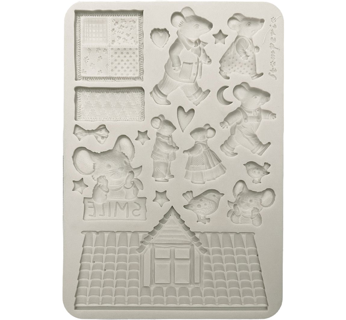 Silicon vorm A5 "Family - Mice"