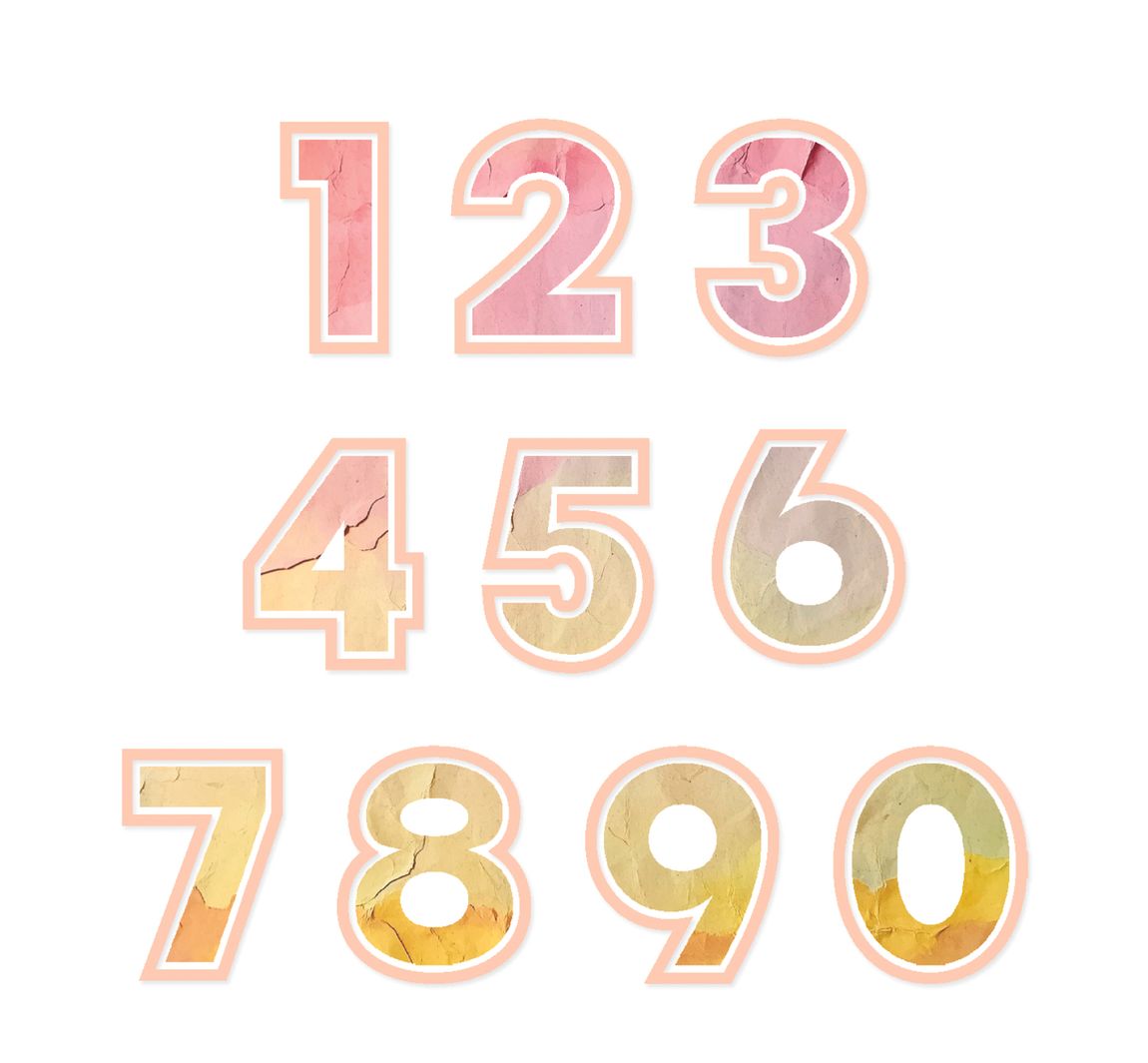 Sizzix Thinlits Ponssjabloon "Numbers by 49 and Market"
