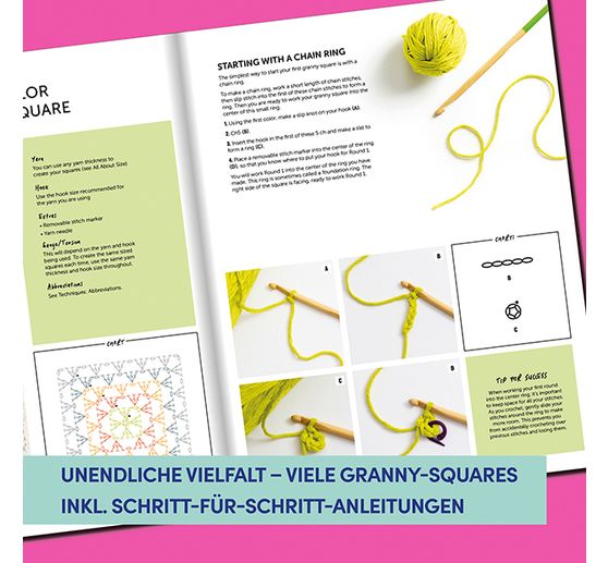 Boek "Das gro&szlig;e Granny Square H&auml;kelbuch"