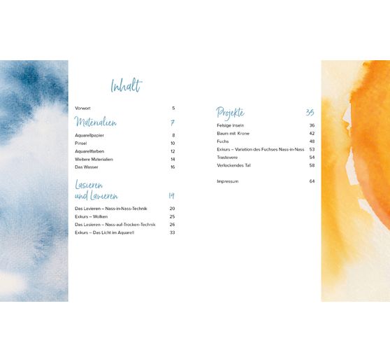 Boek "Lavieren und Lasieren in Aquarell"