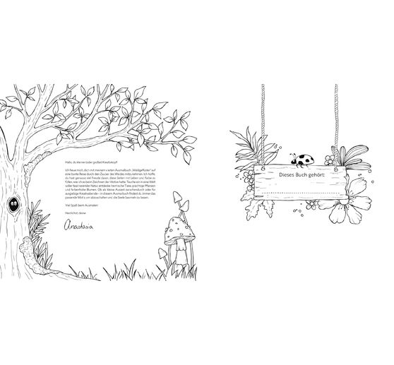 Boek "Waldgefl&uuml;ster"