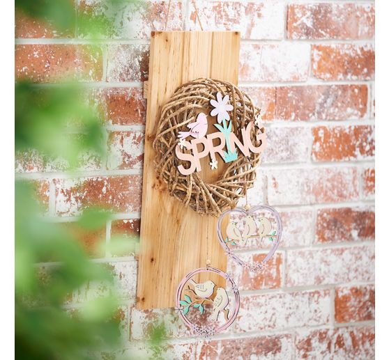 VBS Decorative wooden panel with suspension