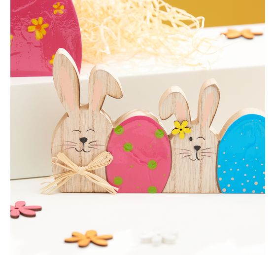 VBS Wooden decoration "Bunny egg parade"