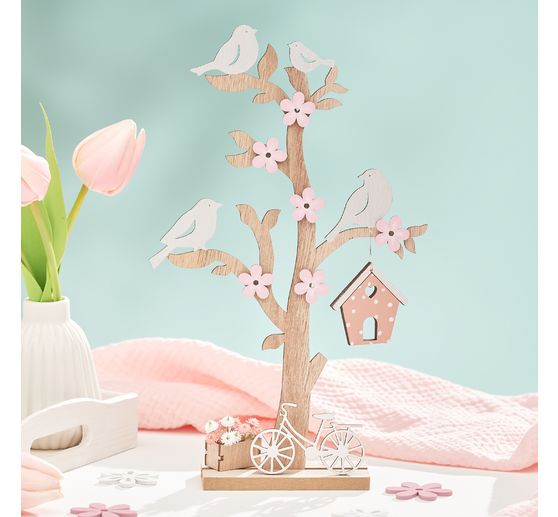 VBS Wooden building kit "Tree with birdhouse"