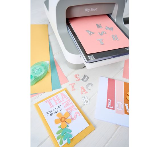 Sizzix Thinlits Punching template "Folk Alphabet"