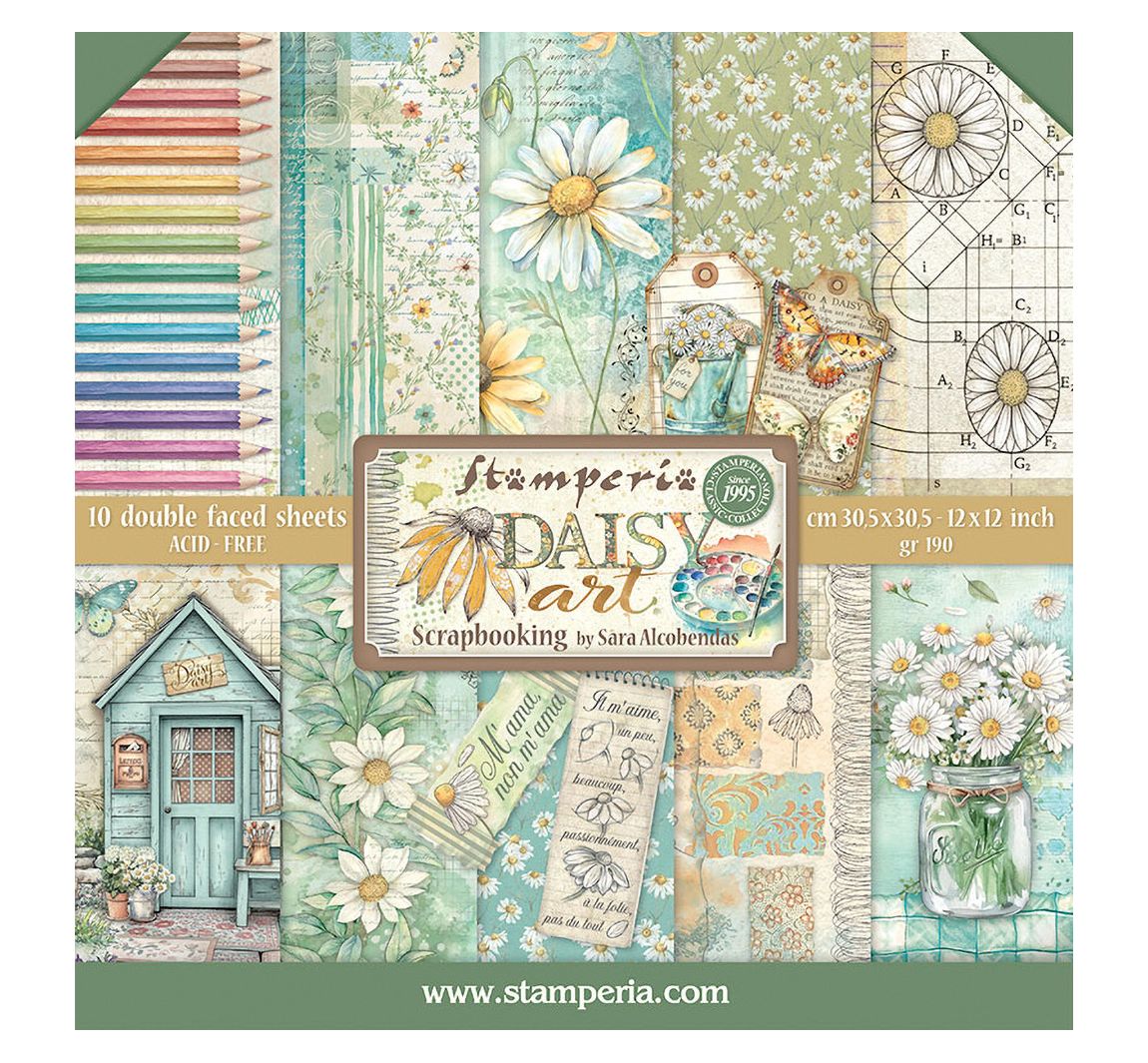 Scrapbook blok "Daisy Art"