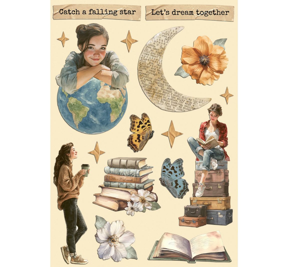 Lasercut motieven "Secret Diary"