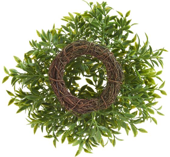 Green leaves wreath, &Oslash; 21 cm