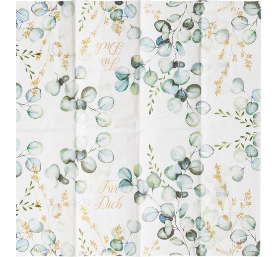 Papieren zakdoeken "F&uuml;r Dich"