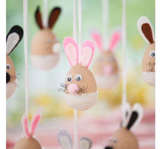 VBS Knutselset decoratieve hangers "Eierkonijntje"