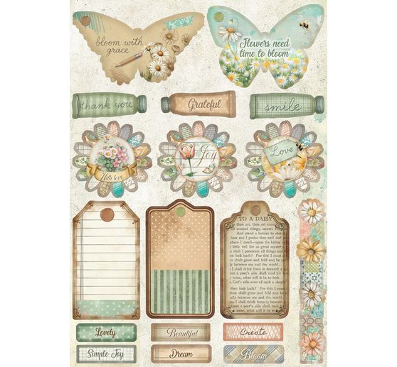 Junk Journal Book "Daisy Art"