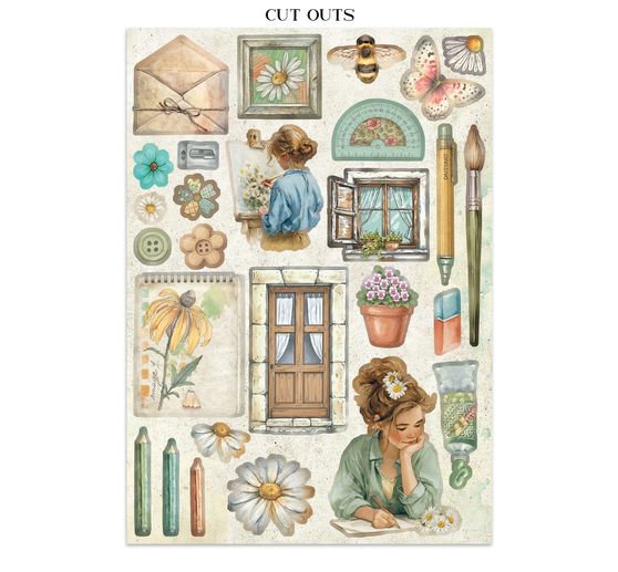 Junk Journal Book "Daisy Art"