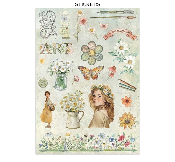 Junk Journal Book "Daisy Art"