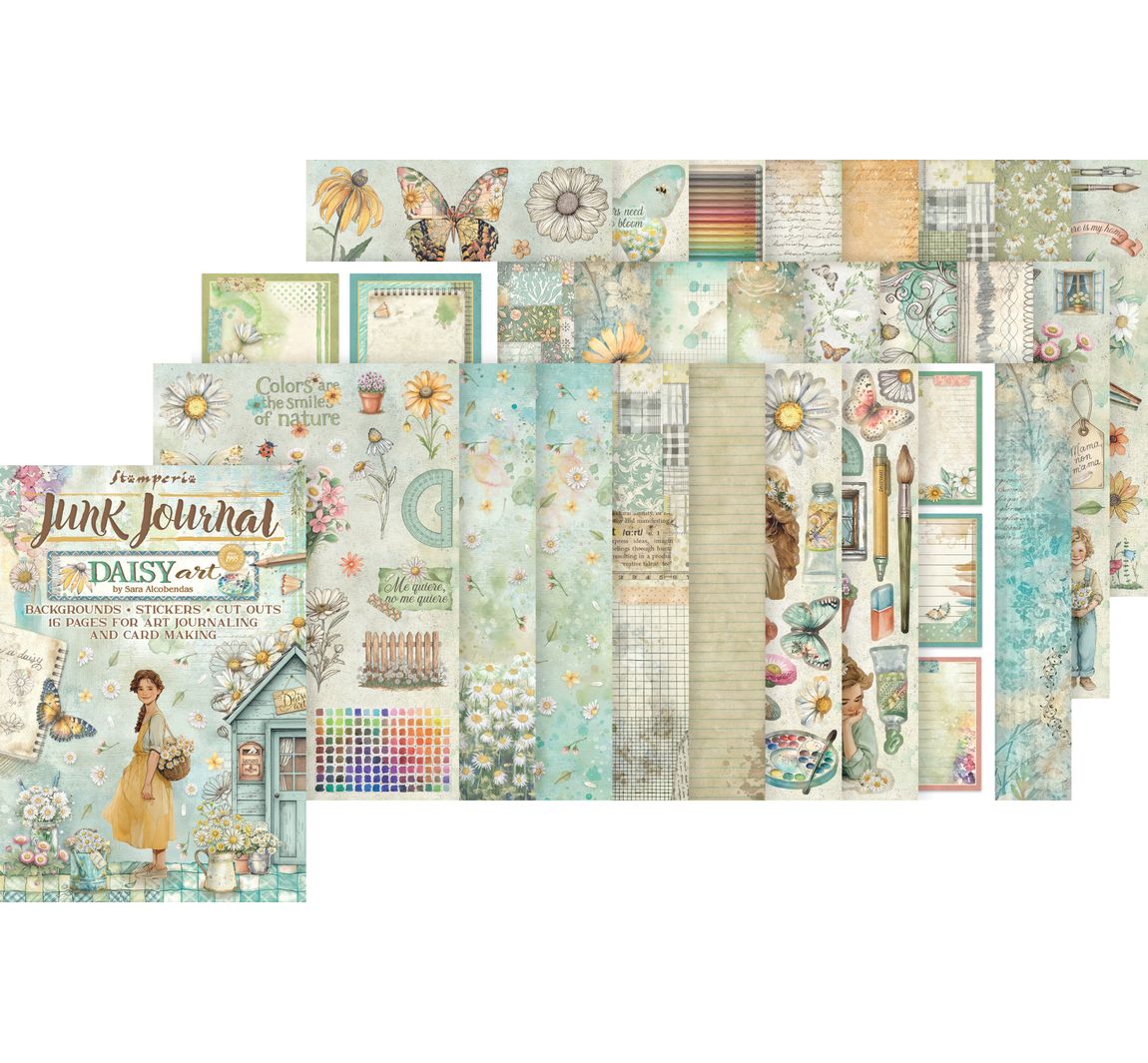 Junk Journal Book "Daisy Art"