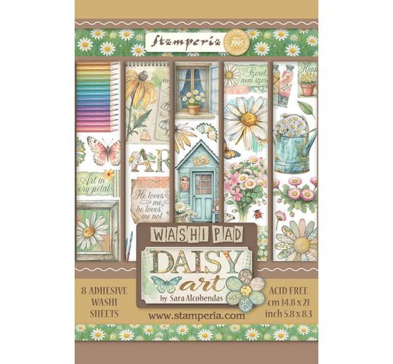 Washi Pad "Daisy Art"