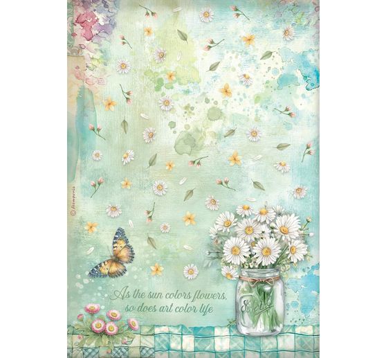 Motief strozijde assortiment "Daisy Art", set van 6
