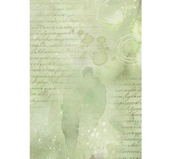 Motif straw silk backgrounds "Daisy Art", set of 8