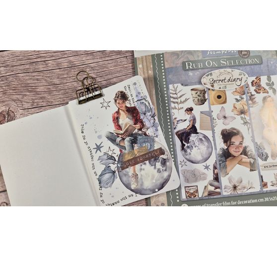 Rub On assortment "Secret Diary"