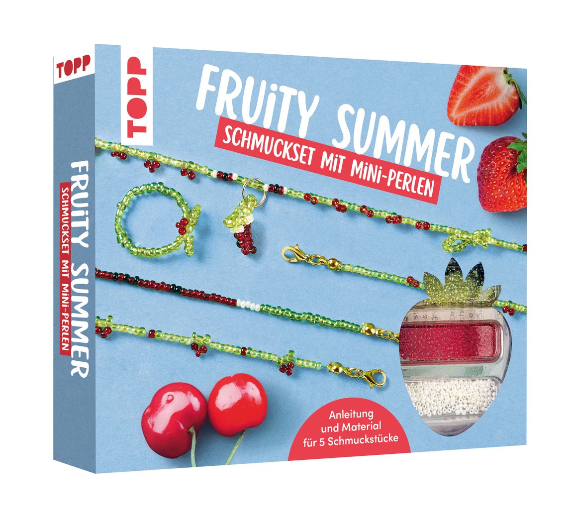 Sieraden set met parels "Fruity Summer"