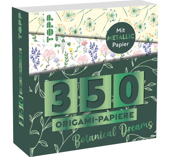 350 Origamiblok "Bloemmotieven"