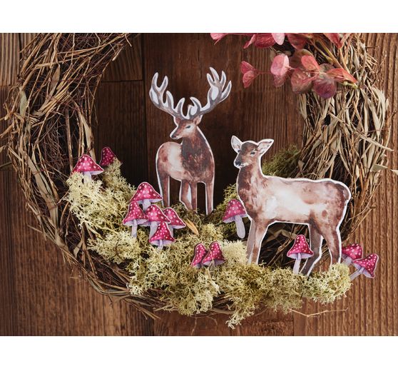 VBS borstelhouten krans "Mabel"