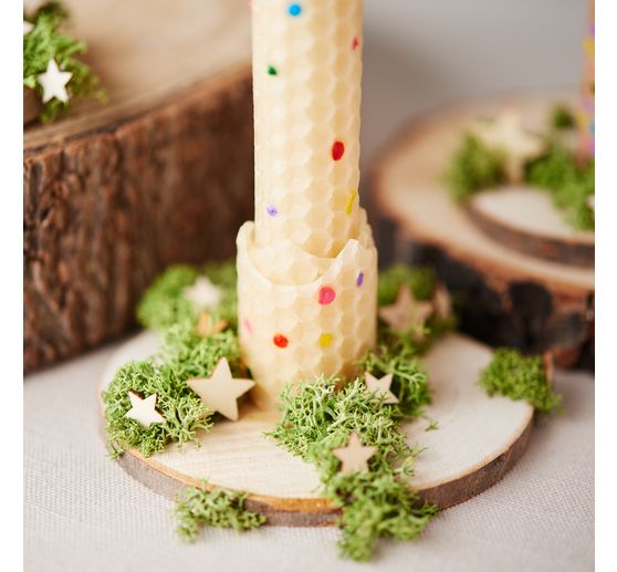 Beeswax honeycomb panels