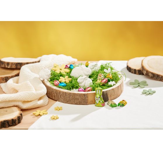 Zwoerd decoratieve schaal, plat, naturel