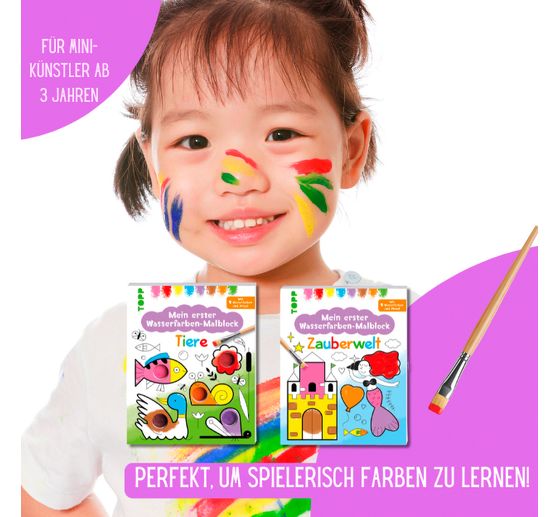 Boek "Mein erster Wasserfarben-Malblock - Tiere"