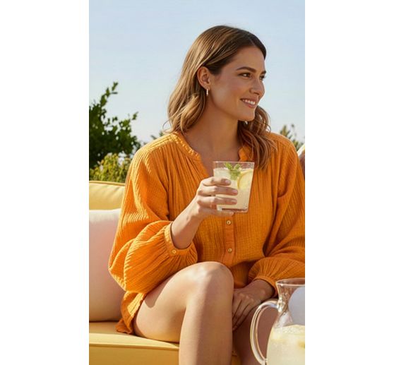 Musselin katoenen stof "Uni"