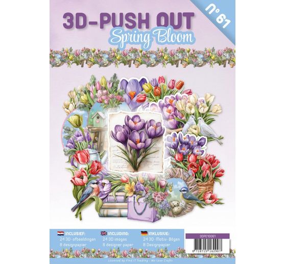 3D Stansveldboek "Spring Bloom"
