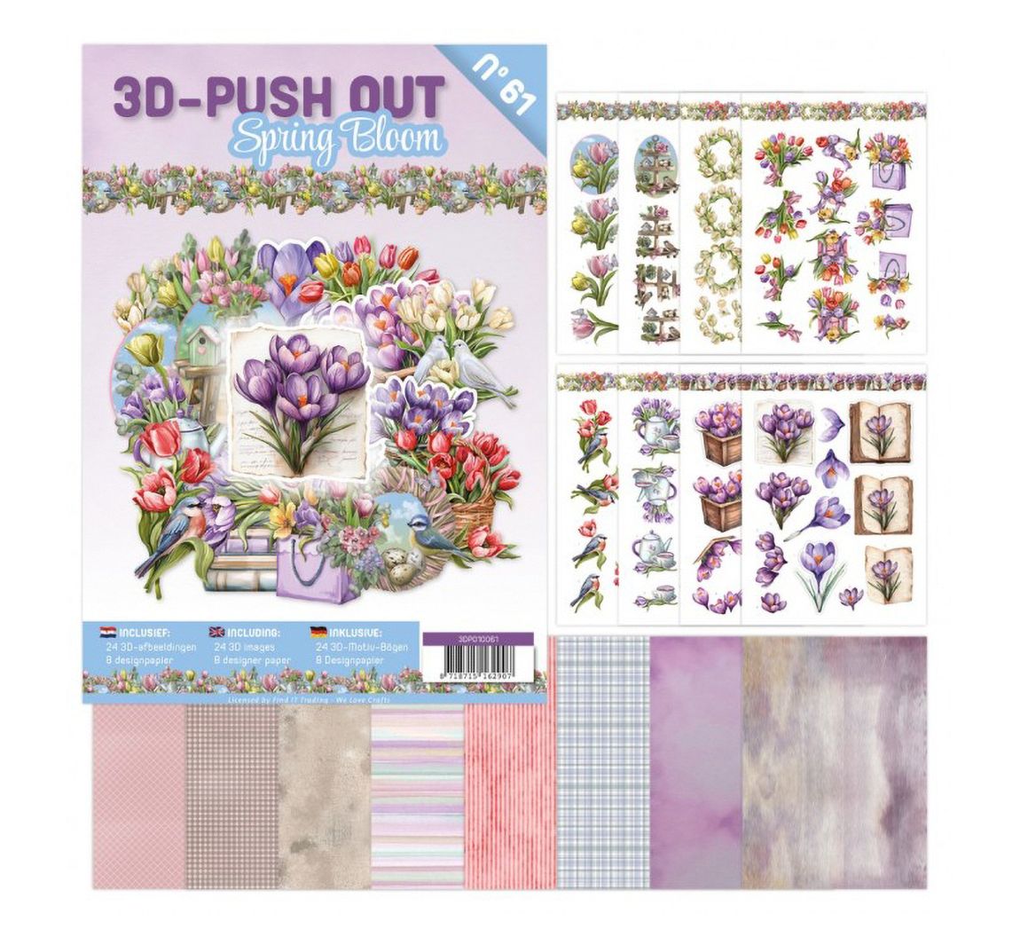 3D Stansveldboek "Spring Bloom"