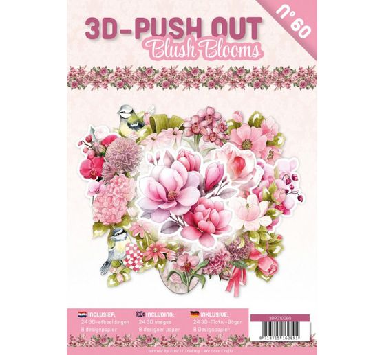 3D Punched sheet book "Blush Blooms"