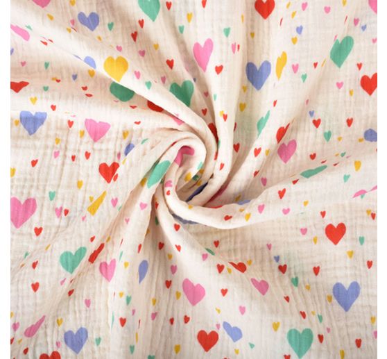 Muslin cotton fabric "Tiamo"
