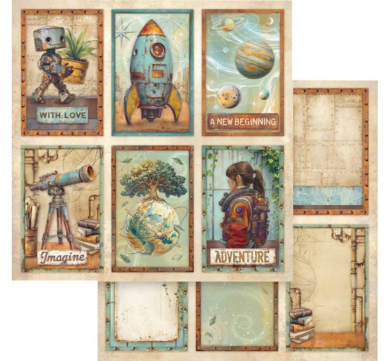 Scrapbook block "A New Beginning"